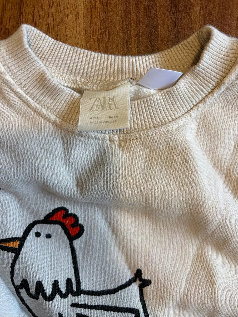 Zara 4Y Farm Animal Sweat Set